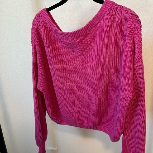 NORDSTROM BP Women’s Pink Sweater Size XS - Picture 4 of 7
